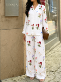 Pure Linen Relaxed Shirt With Pants