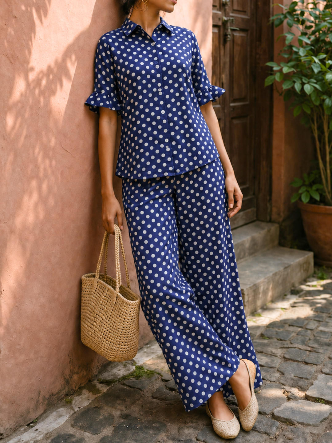 Pure Cotton Two Piece Coord Set