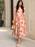 Pure Cotton Wrap-Tie Co-ord Set (with Lining)