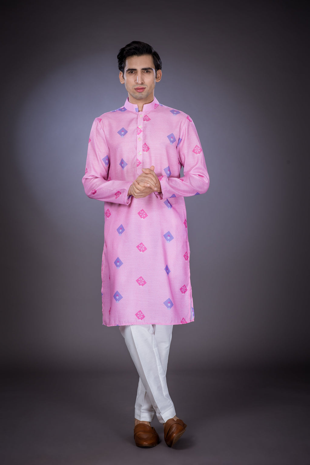 Kites in Skies - Silk Kurta