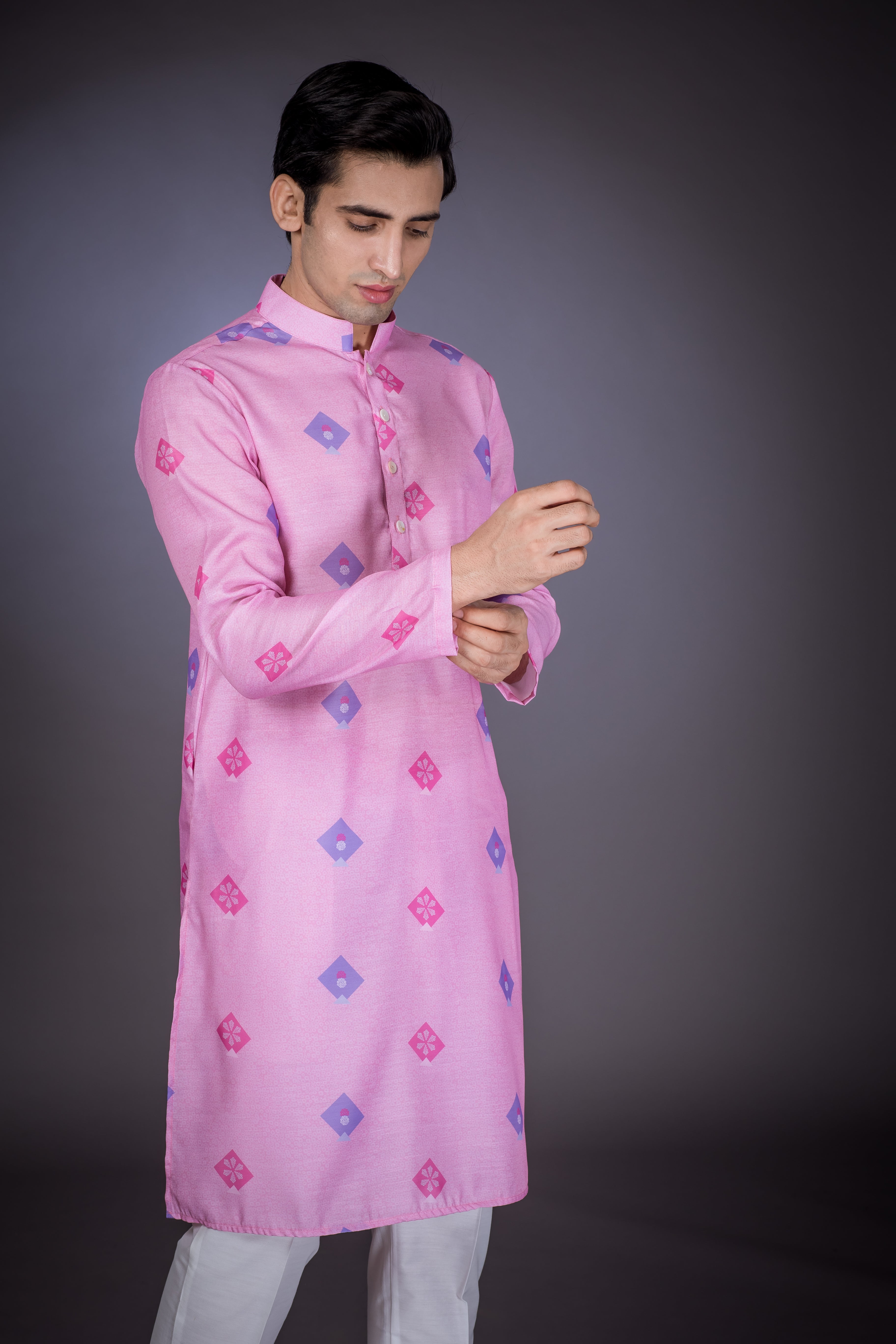 Kites in Skies - Silk Kurta