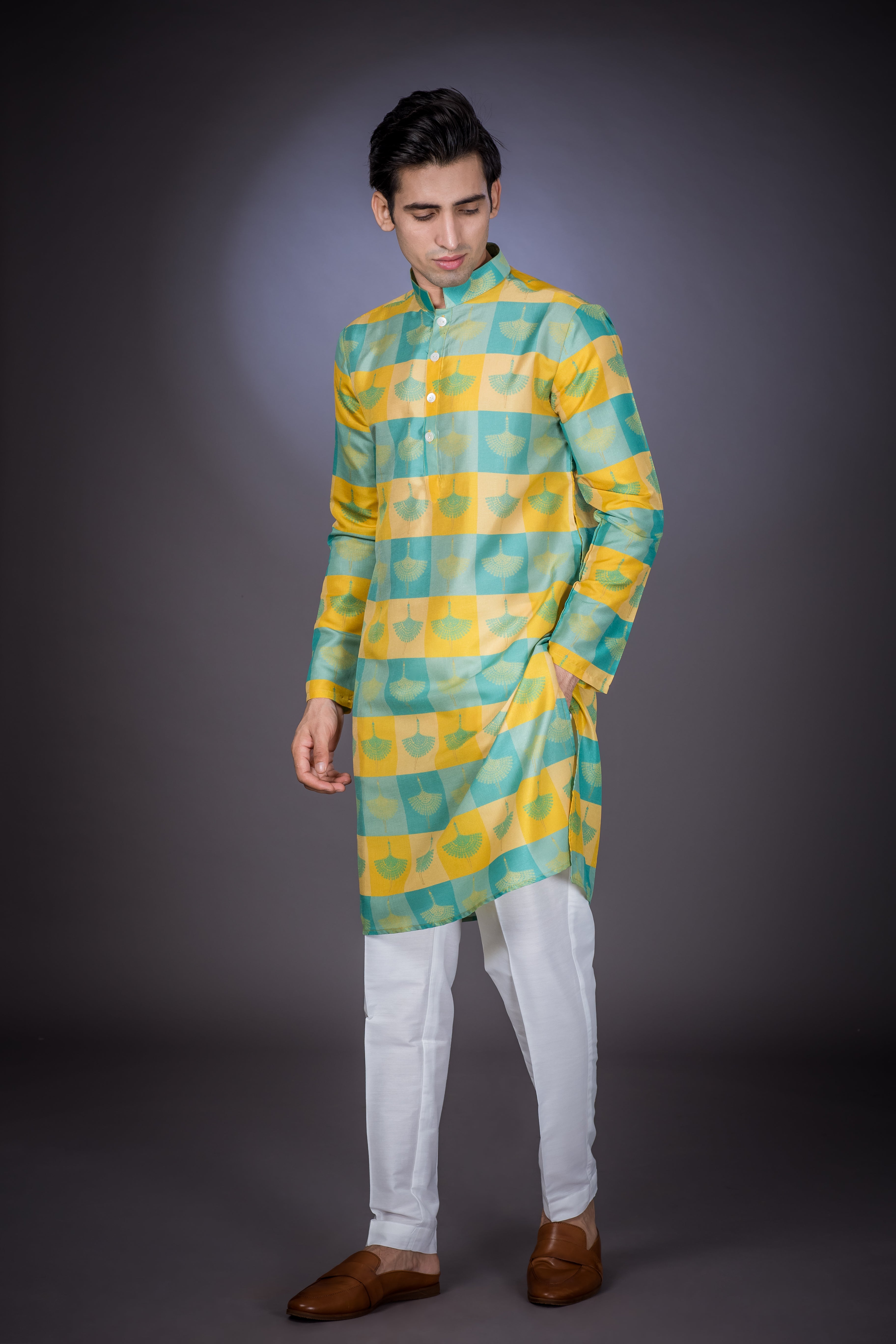 Flight of Joy - Silk Kurta