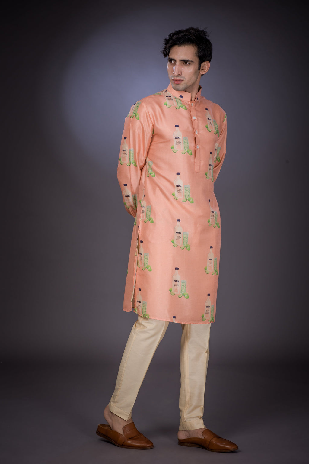 Vodka & Lime - Silk Kurta