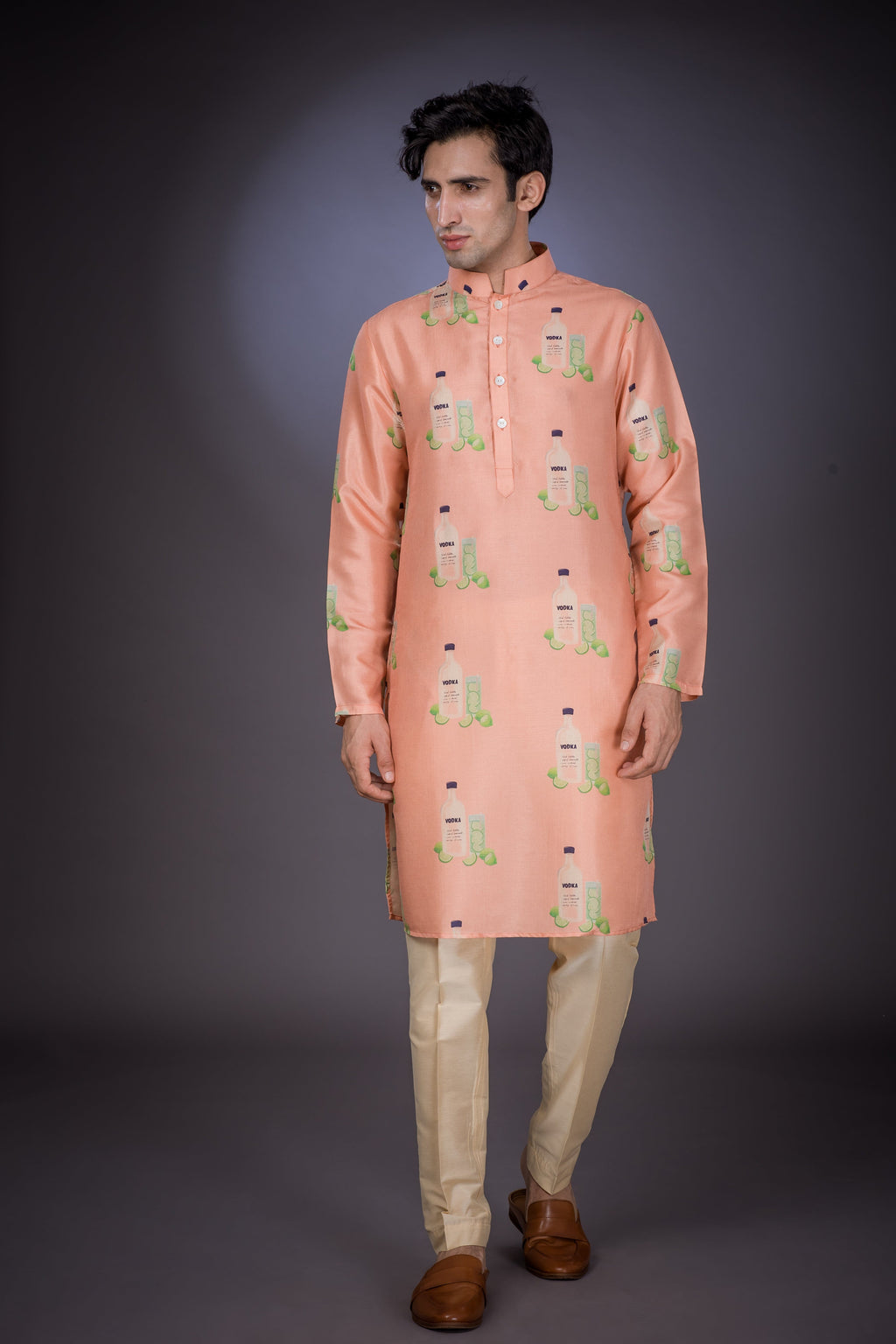 Vodka & Lime - Silk Kurta