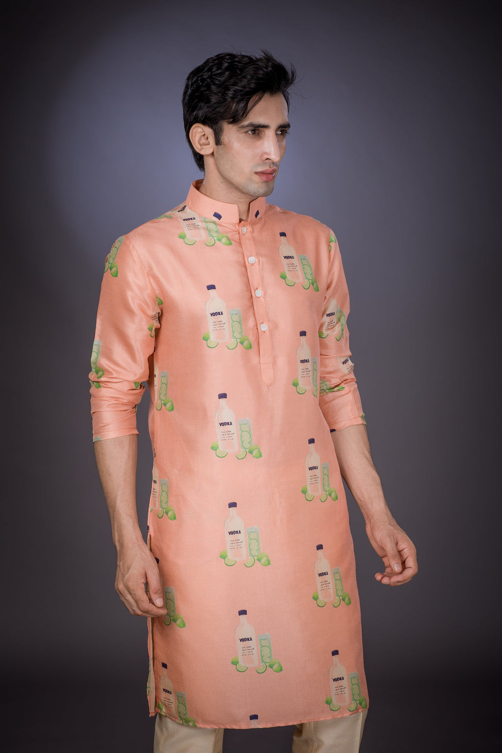 Vodka & Lime - Silk Kurta