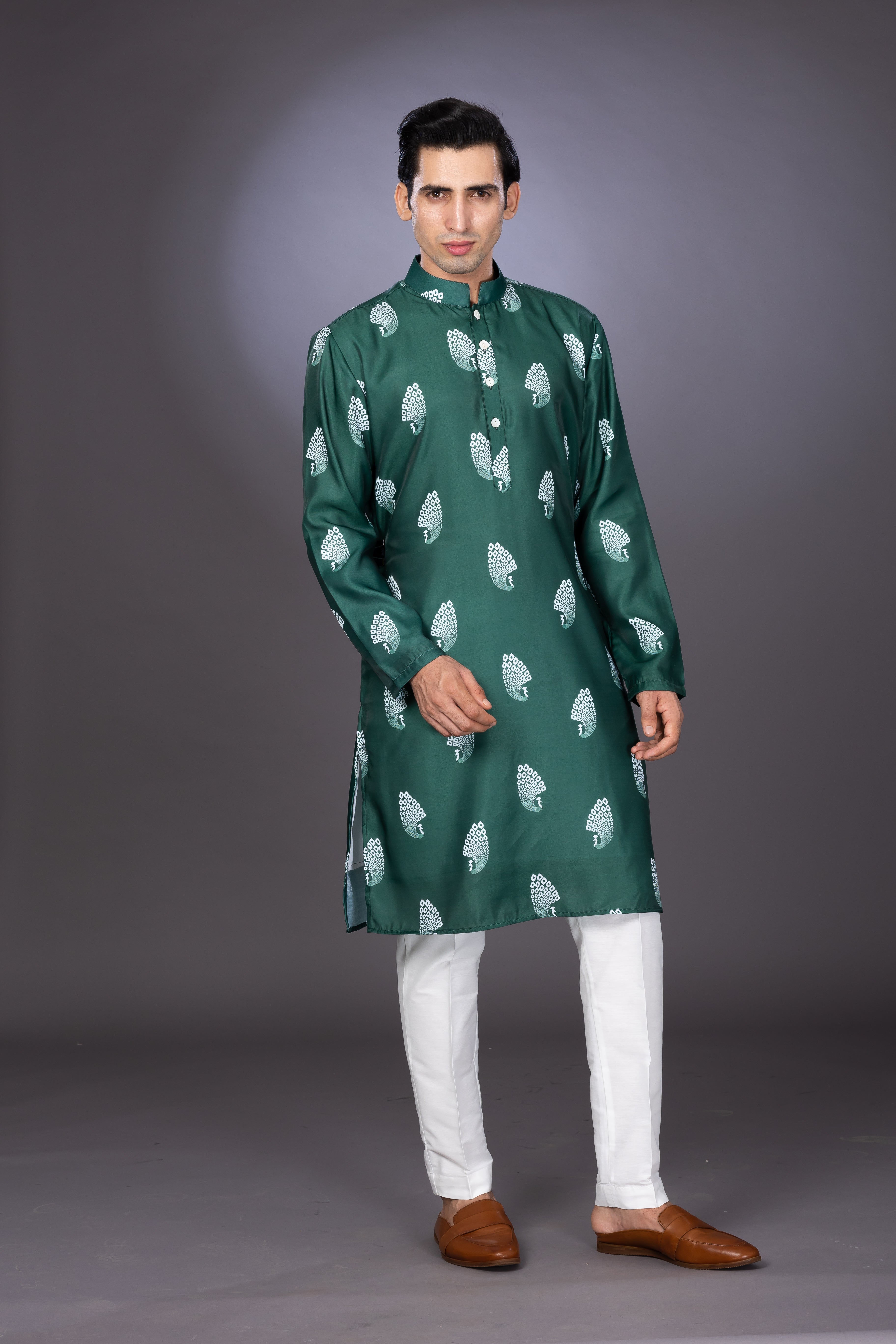Dancing Grace -Silk Kurta