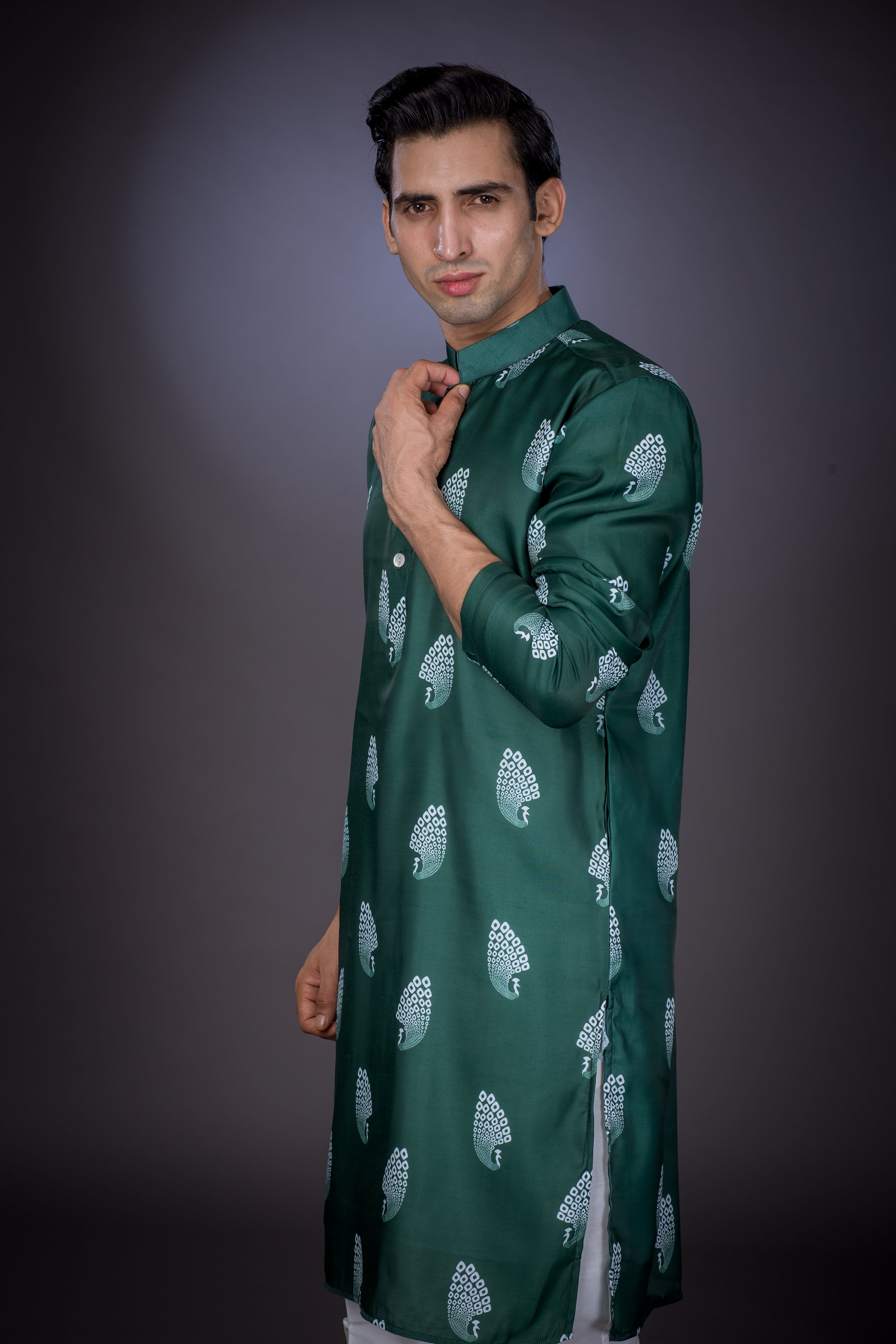 Dancing Grace -Silk Kurta
