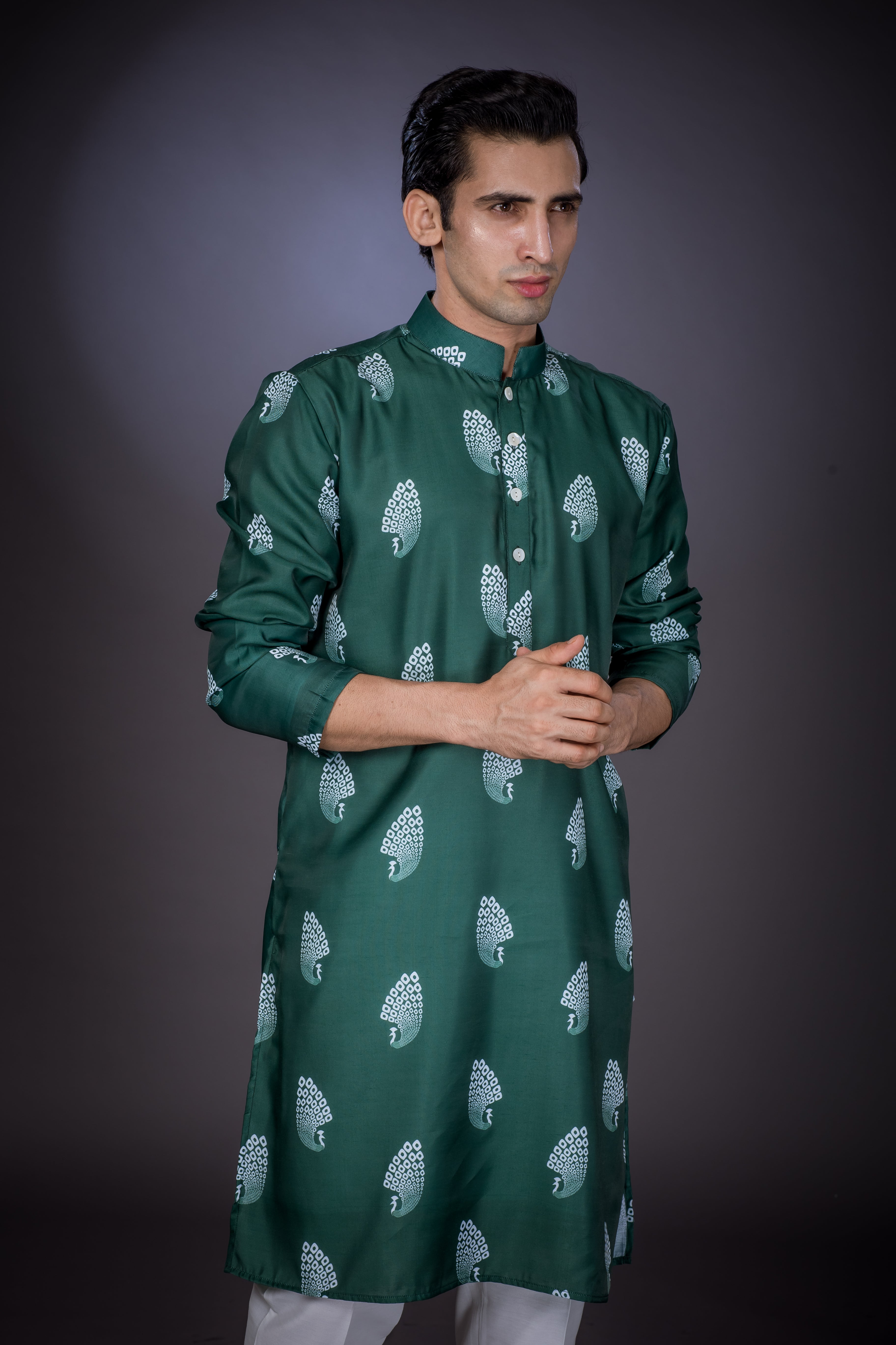 Dancing Grace -Silk Kurta