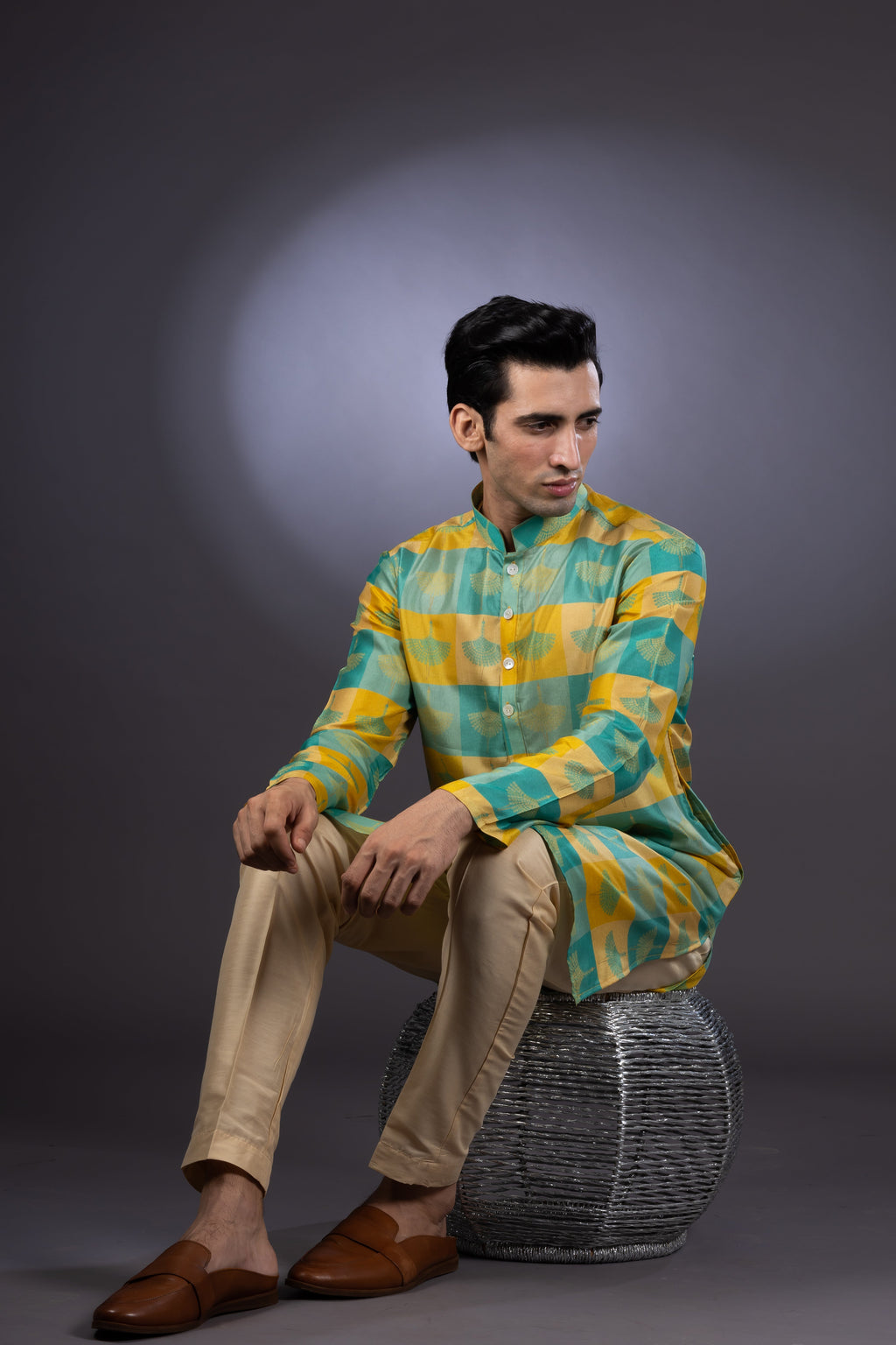 Flight of Joy - Silk Kurta