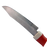Small knife with blade cover for safe storage.