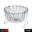 Strainer basket folded