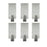 Self-adhesive wall hooks, pack of 6, heavy-duty.