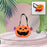 Halloween pumpkin candy bag, portable non-woven tote for trick or treat