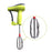 Manual hand blender with stainless steel blades