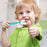 Kids' toothbrush with U shape for effective brushing