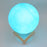 Moon Night Lamp Blue Color with Plastic Stand (15 x12 Cm / 1 Pc)