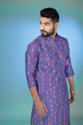 Purple Safari - Silk Kurta