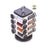Multipurpose spice rack with 16 dispensers, each 100 ml, Ganesh brand.