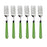 Stainless steel dining forks set of 6 with comfortable grip for home use.
