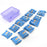 Decontamination toilet bowl cleaners, blue bubbles, 12 pieces.