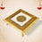 Gold Leaf Engraved Pooja Chowki