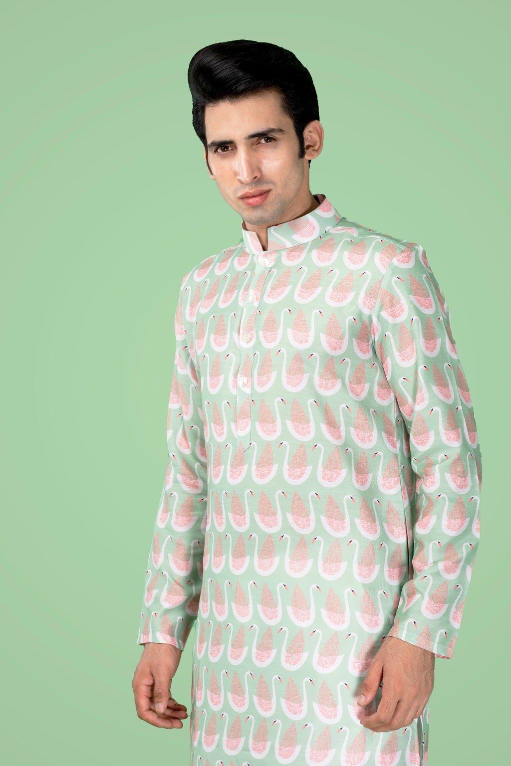Swan Lake - Silk Kurta