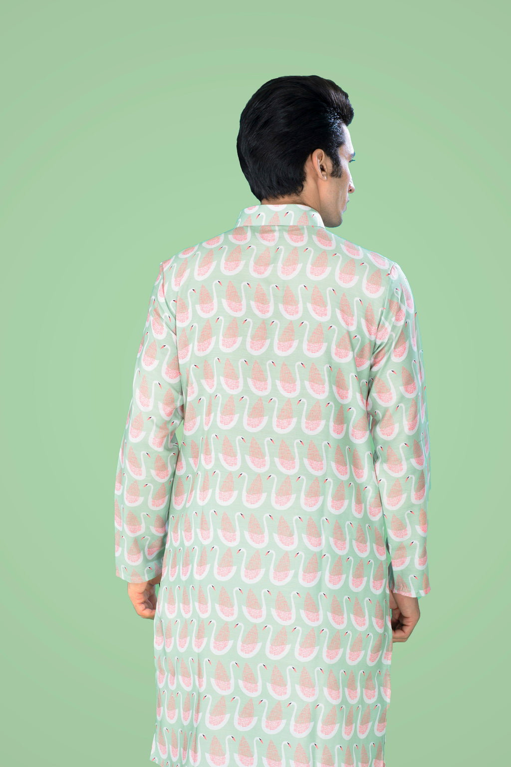 Swan Lake - Silk Kurta