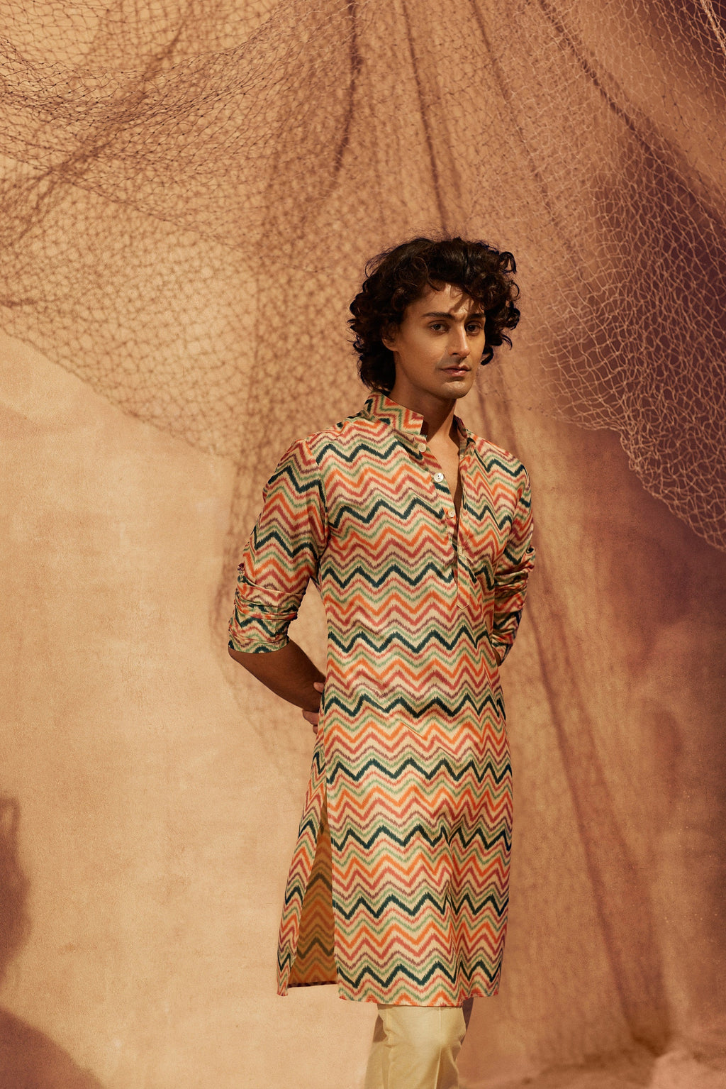 Spring Day - Silk Kurta