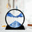 Moving Sand Art Picture Decor, 3D Deep Sea Sandscape Liquid Motion, Round Glass Frame Display Flowing Sand Relaxing Gift for Kids Adults Painting Artistic Sandscape for Home, Office, Ornament Desktop Art Bookshelves Decoration (1 Pc )