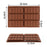 Clear polycarbonate mold for creating detailed chocolate bars