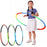 Hula hoop designed for fitness with multiple segments