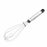 Wire whisk designed for mixing, with a comfortable handle.