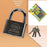 Rust-resistant padlock with strong locking mechanism