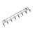 Stainless steel hanger strip with 8 hooks