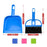 Brush and dustpan set for quick cleaning