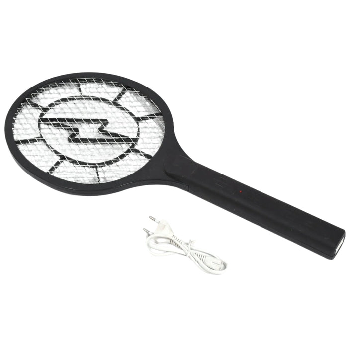 Mosquito racket with electric zap feature