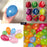 Multicolored water balloons packed for Holi celebration