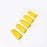 Finger Caps, Silicone Finger Protectors Sleeves (Finger Cots / 5 Pcs Set / yellow)