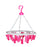 Sturdy multicolour round drying hanger with 24 clips.