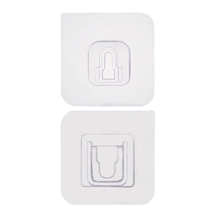 Adhesive wall hooks, pack of 20, heavy duty and easy to install.