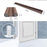 Twin door draft stopper with easy installation