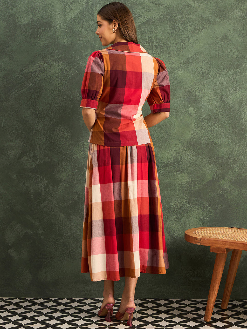 Pure Cotton Wrap-Tie Co-ord Set (with Lining)