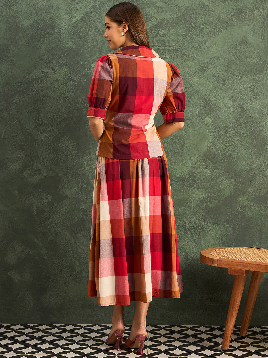 Pure Cotton Wrap-Tie Co-ord Set (with Lining)
