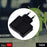 Universal USB wall charger for iPhone, Android, and smart phones, providing efficient charging