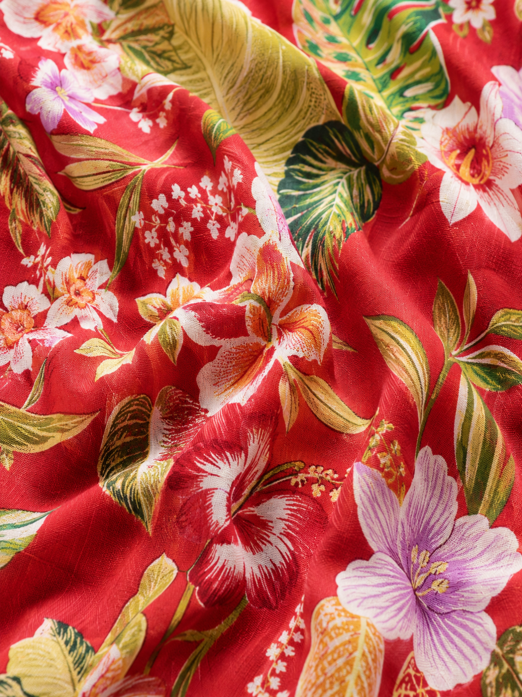 Pure Cotton Front Pleated A-Line Dress (with Lining)