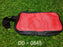 Red multipurpose pouch with zipper