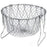 Foldable chef strainer basket