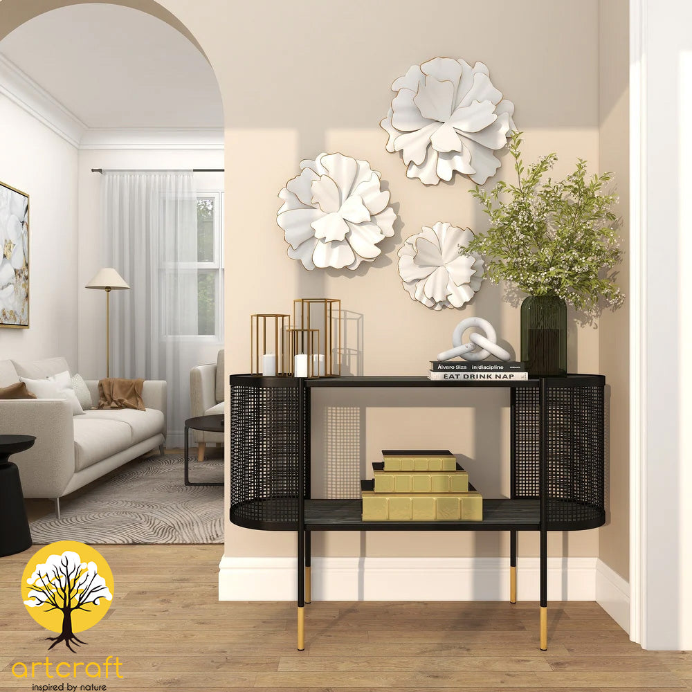 3D Wall Flower Decor - 100% Made From Brass