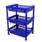 Three-piece plastic storage rack organizer