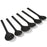 Multipurpose Silicone Spoon, Silicone Basting Spoon Non-Stick Kitchen Utensils Household Gadgets Heat-Resistant Non Stick Spoons Kitchen Cookware Items For Cooking and Baking (6 Pcs Set)